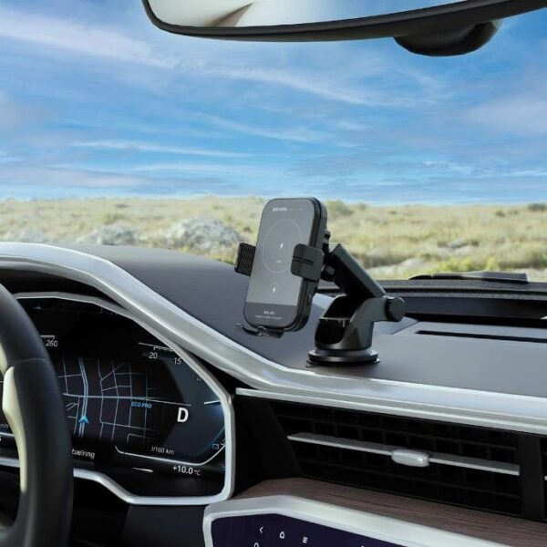 هولدر و شارژر وایرلس سه کاره پرودو|Wireless Charger Car Mount