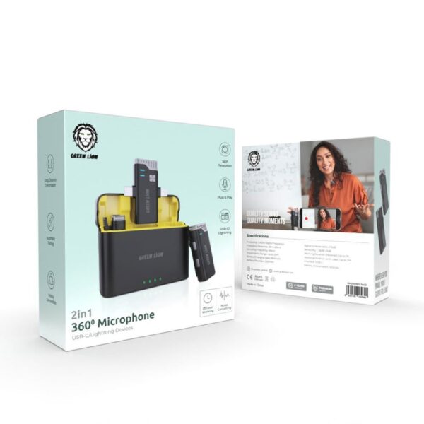 میکروفن یقه ای گرین لاین مدل 2in 1 360 Microphone