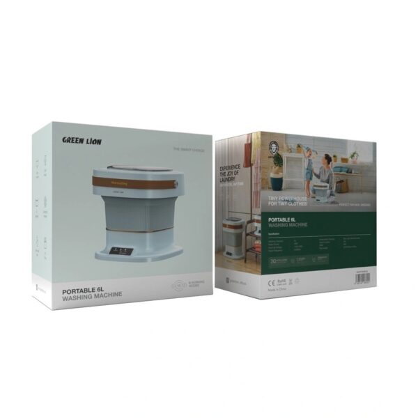 مینی واش 6 لیتری گرین لاین مدل Portable 6L Washing Machine