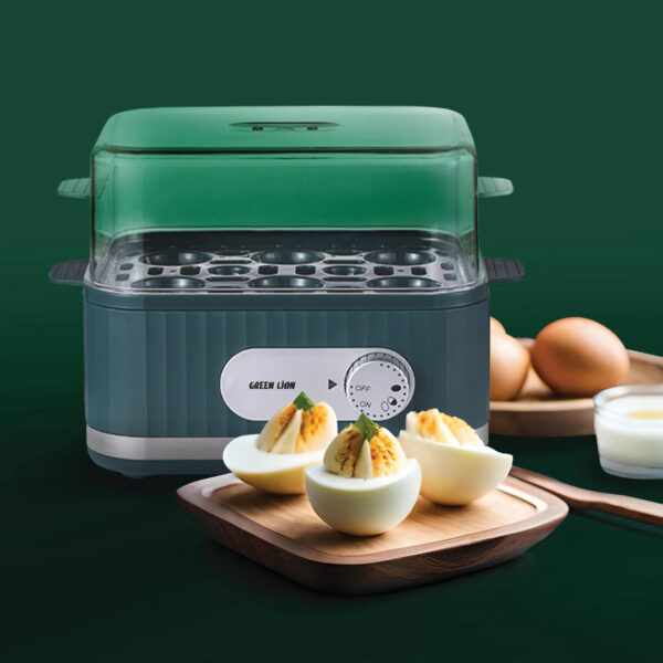 تخم مرغ پز برقی هوشمند گرین لاین|smart egg cooker greenlion