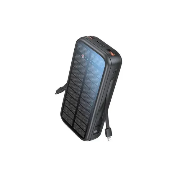پاور‌بانک خورشیدی گرین لاین مدل PD2OW Solar 2 ظرفیت 16000 میلی آمپر ساعت