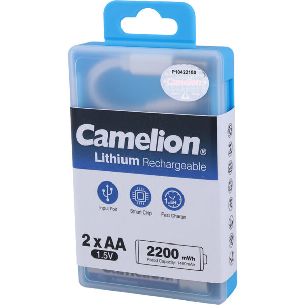 باتری دوتایی قلمی شارژی Camelion UB-AA2200-PBH2 AA 1460mAh