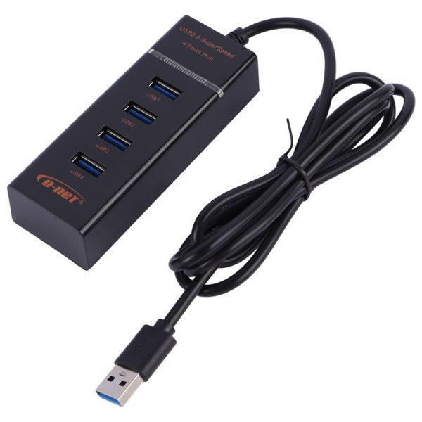 هاب 4 پورت دی نت مدل DT-423 طول 1.2 متر