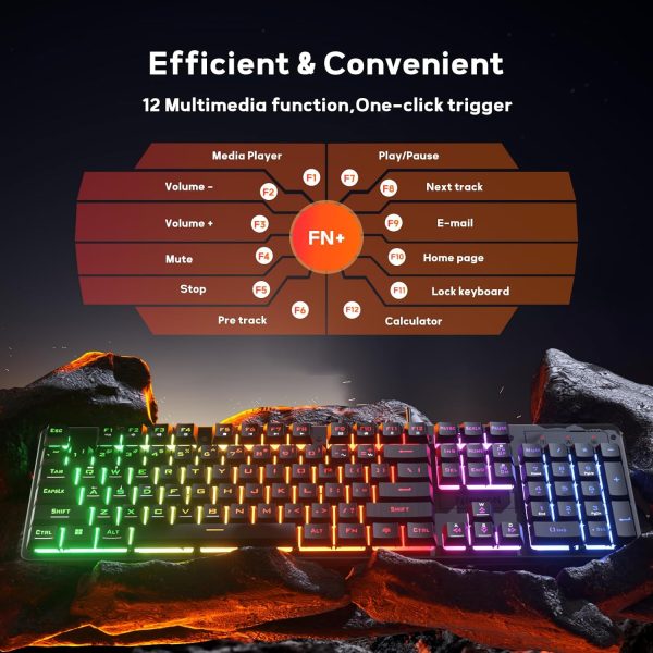 کیبورد ردراگون مدل K521 Netherbane