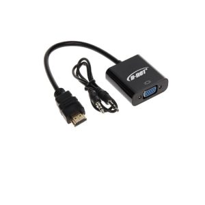 کابل تبدیل HDMI TO VGA همراه کابل صدا دی نت
