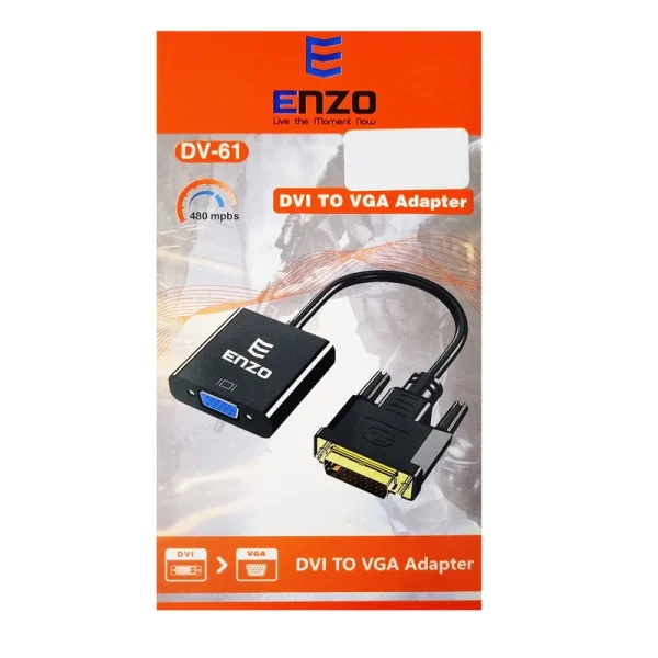 تبدیل ENZO DVI TO VGA DV-61