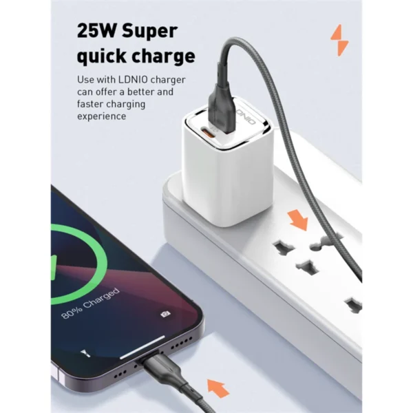 کابل تبدیل USB به USB-C الدینیو مدل LS851
