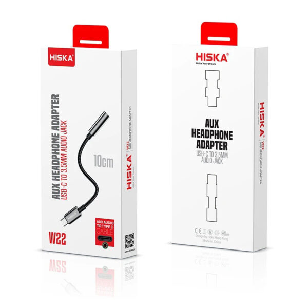 کابل تبدیل USB-C به AUX هیسکا مدل W22