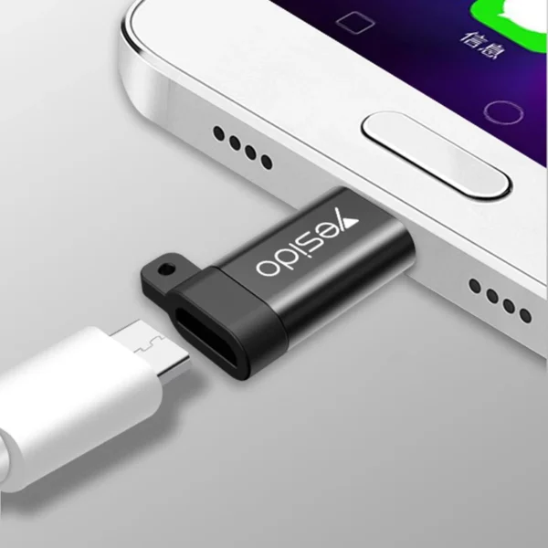 مبدل microUSB به USB-C یسیدو مدل GS04