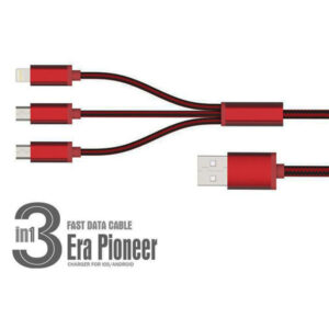 کابل تبدیل USB به لایتنینگ/microUSB امی مدل MY-447