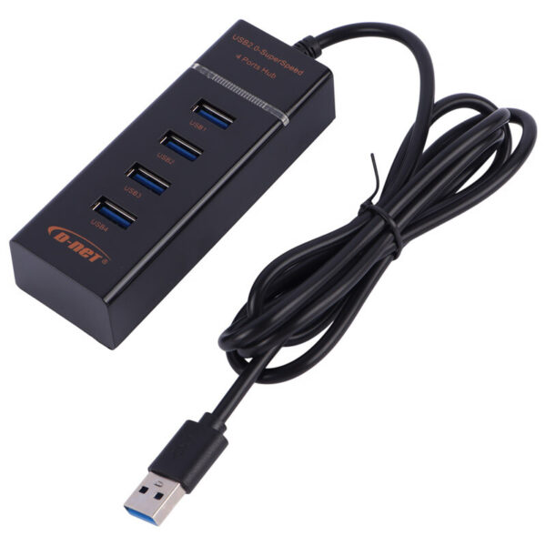 هاب 4 پورت دی نت مدل DT-423 طول 1.2 متر