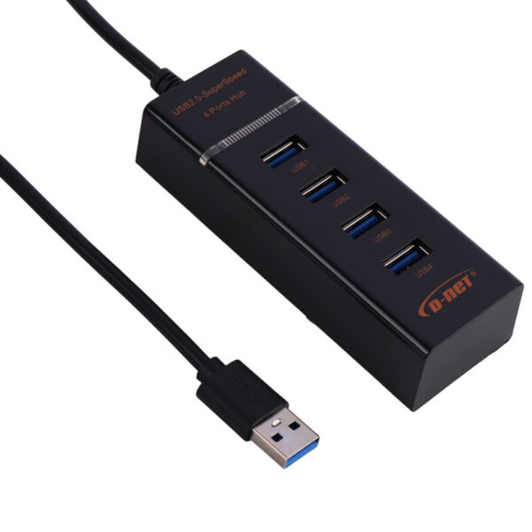 هاب 4 پورت دی نت مدل DT-423 طول 1.2 متر