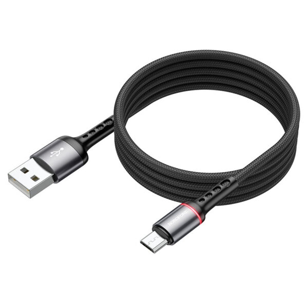 کابل تبدیل USB به MicroUSB بروفون مدل BU33 طول 1.20متر