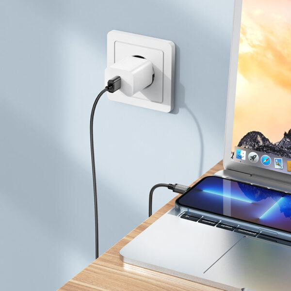 کابل تبدیل USB به لایتنینگ بروفون مدل BX87 طول 1 متر