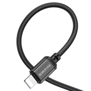 کابل تبدیل USB به لایتنینگ بروفون مدل BX87 طول 1 متر
