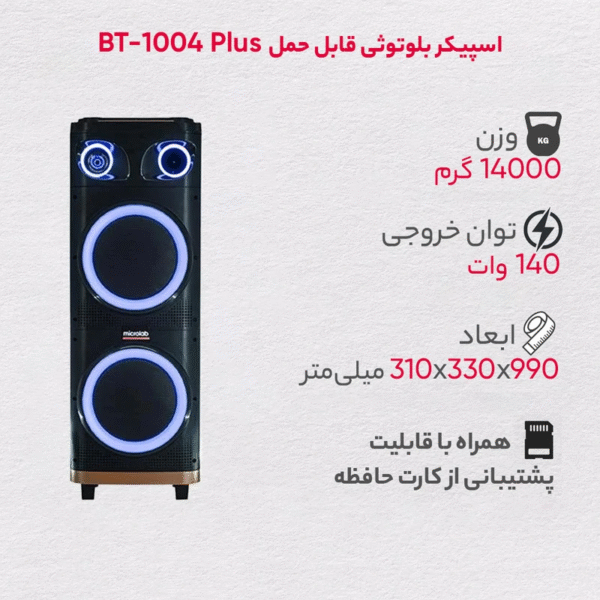 اسپیکر مایکرولب مدل MICROLAB 1004 Plus