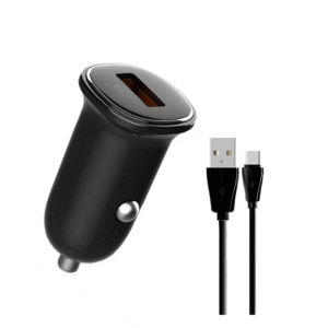 شارژر فندکی 30 وات الدینیو مدل C105 به همراه کابل USB-C