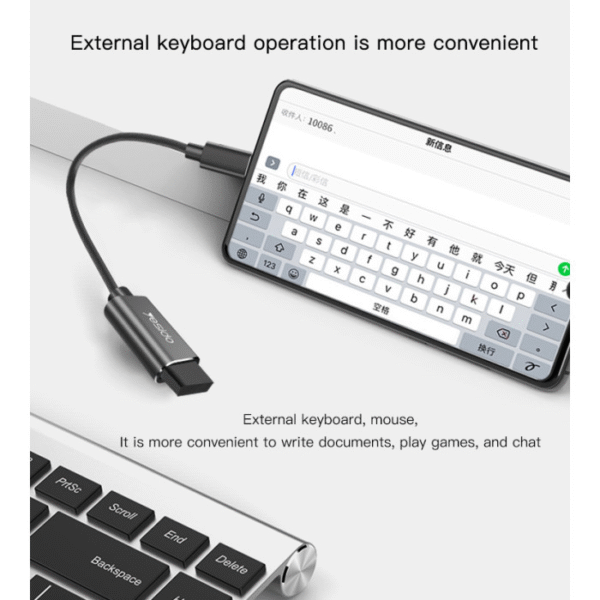 مبدل OTG USB-C به USB3.0 یسیدو مدل GS01