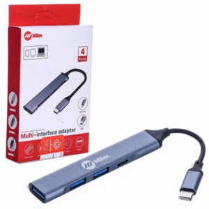هاب 4 پورت میلر Type-C مدل Miller MHU-930